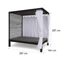 Eremitage Double Lux Sonnenliege 4 Liegepositionen 2 Personen 6 Cm Polster -Outdoor Grills Verkaufsgeschäft 10035922 yy 0010 logo