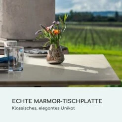 Patras Onyx Bistro-Tisch Mit Jugendstil Marmor 60 X 60 Cm Höhe: 72 Cm Dreibein -Outdoor Grills Verkaufsgeschäft 10035979 de 0003 logo