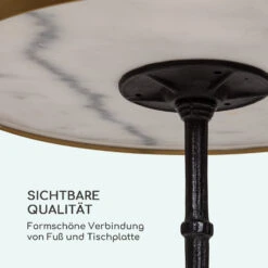 Patras Lux Bistro-Tisch Mit Dreifuß Marmortisch Ø: 57,5 Cm Höhe: 72 Cm -Outdoor Grills Verkaufsgeschäft 10035981 de 0006 logo