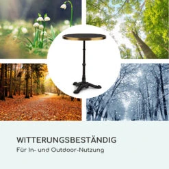 Patras Lux Bistro-Tisch Mit Dreifuß Marmortisch Ø: 57,5 Cm Höhe: 72 Cm -Outdoor Grills Verkaufsgeschäft 10035984 de 0007 logo