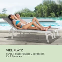 Pompei Sonnenliege Lounger 2 Pers. Aluminium Abstellfläche -Outdoor Grills Verkaufsgeschäft 10035986 de 0004 logo