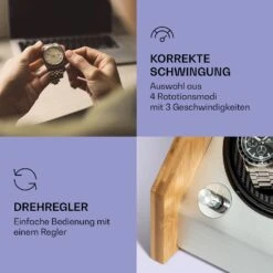 Garonne 2 Uhrenbeweger 1 Drehteller 2 Uhren 3 Speeds 4 Modi Bambus -Outdoor Grills Verkaufsgeschäft 10036041 de 0003 logo