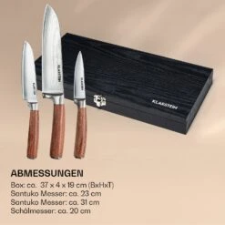 Kishiko Messerset Damaszener-Stahl 3-teilig Extra Scharf Rosenholz -Outdoor Grills Verkaufsgeschäft 10036060 de 0007 logo
