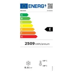IceAge 36 Gefrierschrank 36 Liter EEK E 2 Etagen Thermostat Glasfront -Outdoor Grills Verkaufsgeschäft 10036065 energy label