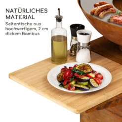 Savage 2.0 Tall Feuerschale Mit Grill Bambus-Seitentische Inkl. Wetterschutz -Outdoor Grills Verkaufsgeschäft 10036087 de 0003 logo