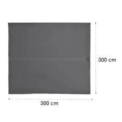 Pantheon Cortina Pergola Ersatzdach 200 G/m² Polyester-Tuch 3x3 M Inkl. Seilzug -Outdoor Grills Verkaufsgeschäft 10036113 yy 0009 dimensions