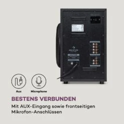Areal 825 5.1 Lautsprechersystem 200 W RMS BT USB SD AUX Fernbedienung -Outdoor Grills Verkaufsgeschäft 10036134 de 0007 logo