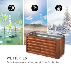 Rust Grow Hochbeet Gartenbeet Verzinktes Stahlblech Rost-Finish -Outdoor Grills Verkaufsgeschäft 10036153 de 0006 logo