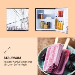 CoolArt 45L Mini-Kühlschrank EEK F Gefrierfach 1,5l Designtür -Outdoor Grills Verkaufsgeschäft 10036183 de 0003 logo