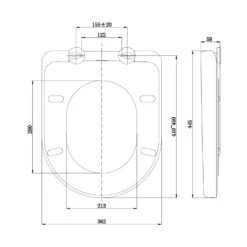Senzano Toilettendeckel D-Form Absenkautomatik Antibakteriell -Outdoor Grills Verkaufsgeschäft 10036244 yy 0008 logo