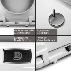 Lamera Toilettendeckel Eckige Form Absenkautomatik Antibakteriell -Outdoor Grills Verkaufsgeschäft 10036245 de 0005 logo