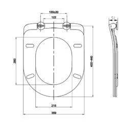 Aliano Toilettendeckel D-Form Absenkautomatik Antibakteriell -Outdoor Grills Verkaufsgeschäft 10036246 yy 0008 logo