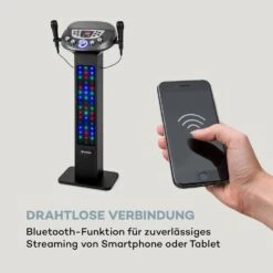 KaraBig LightUp MKII Karaokeanlage BT 2xMikro Multicolor 2xUSB 40W RMS 480W Peak -Outdoor Grills Verkaufsgeschäft 10036272 de 0003 logo