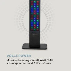 KaraBig LightUp MKII Karaokeanlage BT 2xMikro Multicolor 2xUSB 40W RMS 480W Peak -Outdoor Grills Verkaufsgeschäft 10036272 de 0006 logo