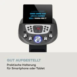 KaraBig LightUp MKII Karaokeanlage BT 2xMikro Multicolor 2xUSB 40W RMS 480W Peak -Outdoor Grills Verkaufsgeschäft 10036272 de 0008 logo