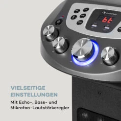 KaraBig LightUp MKII Karaokeanlage BT 2xMikro Multicolor 2xUSB 40W RMS 480W Peak -Outdoor Grills Verkaufsgeschäft 10036272 de 0009 logo