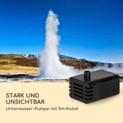 Löwenstein Wandbrunnen 2W Solar-Pumpe Polyresin 4 Weiße LED 5m Kabel -Outdoor Grills Verkaufsgeschäft 10036333 de 0007 logo