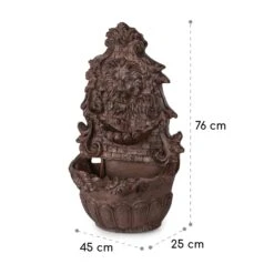 Löwenstein Wandbrunnen 2W Solar-Pumpe Polyresin 4 Weiße LED 5m Kabel -Outdoor Grills Verkaufsgeschäft 10036333 yy 0008 logo