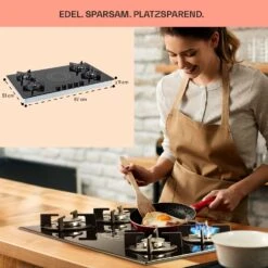 MultiChef 5 Kombi-Gaskochfeld Gas/Glaskeramik 5 Zonen -Outdoor Grills Verkaufsgeschäft 10036338 de 0006 usp