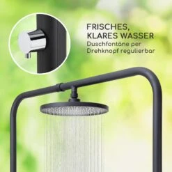 Sumatra Falls Round Gartendusche WPC Aluminium Ø 80 Cm Rund -Outdoor Grills Verkaufsgeschäft 10036348 de 0004 usp