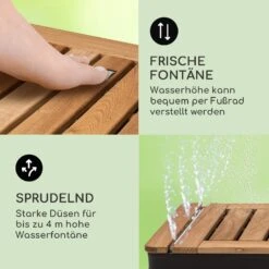 Sumatra Teak Square Gartendusche Aluminium Teakholz Tragegriff -Outdoor Grills Verkaufsgeschäft 10036350 de 0004 usp