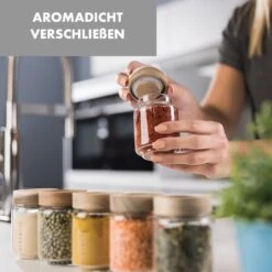 Glaswerk Cassia Gewürzgläser 6 St. 130 Ml Borosilikatglas Holzdeckel Luftdicht -Outdoor Grills Verkaufsgeschäft 10036357 de 0004 logo