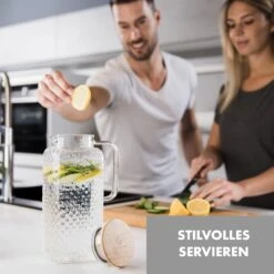 Glaswerk Livenza Wasserkrug 1,9 Liter Borosilikatglas Edelstahlsieb Deckel 7 Glaswerk Livenza Wasserkrug 1,9 Liter Borosilikatglas Edelstahlsieb Deckel -Outdoor Grills Verkaufsgeschäft 10036359 de 0002 logo