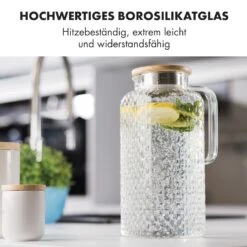 Glaswerk Livenza Wasserkrug 1,9 Liter Borosilikatglas Edelstahlsieb Deckel 8 Glaswerk Livenza Wasserkrug 1,9 Liter Borosilikatglas Edelstahlsieb Deckel -Outdoor Grills Verkaufsgeschäft 10036359 de 0003 logo