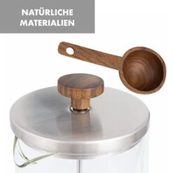 Glaswerk Ristretto French Press 1 Liter Borosilikatglas Edelstahl Walnussholz -Outdoor Grills Verkaufsgeschäft 10036368 de 0007 logo