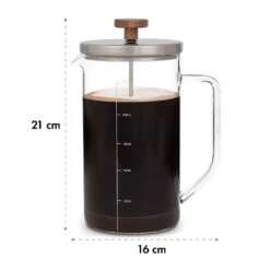 Glaswerk Ristretto French Press 1 Liter Borosilikatglas Edelstahl Walnussholz -Outdoor Grills Verkaufsgeschäft 10036368 yy 0008 logo