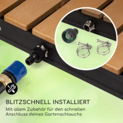 Sumatra Breeze Square Gartendusche WPC Aluminium 70x55cm Eckig -Outdoor Grills Verkaufsgeschäft 10036436 de 0005 usp