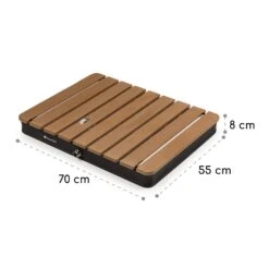 Sumatra Breeze Square Gartendusche WPC Aluminium 70x55cm Eckig -Outdoor Grills Verkaufsgeschäft 10036436 yy 0011 dimensions