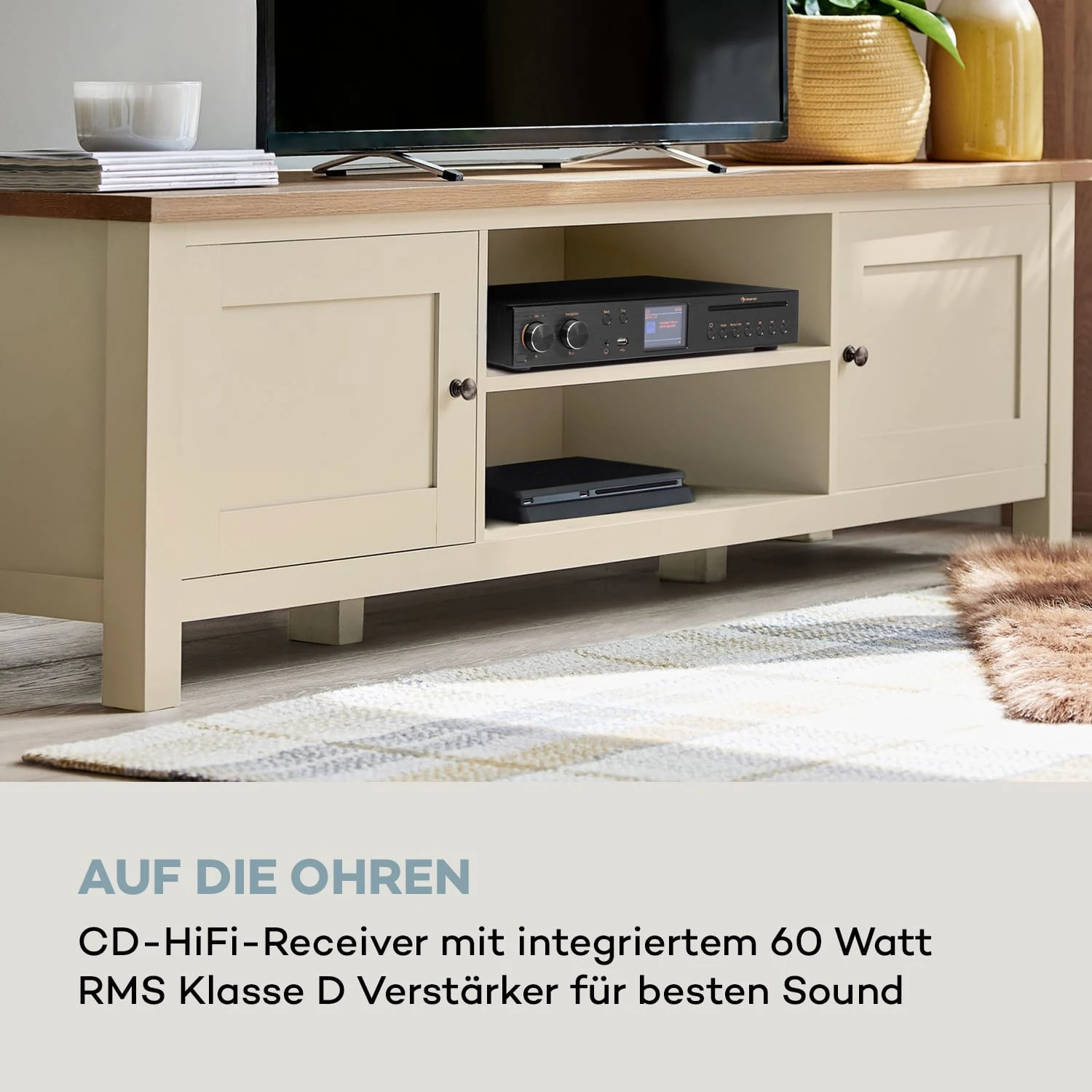 Black Star CD-HiFi-Receiver Verstärker Internet/DAB+/FM-Radio CD-Player WiFi 2 Black Star CD-HiFi-Receiver Verstärker Internet/DAB+/FM-Radio CD-Player WiFi – Bild 2