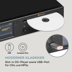 Black Star CD-HiFi-Receiver Verstärker Internet/DAB+/FM-Radio CD-Player WiFi 17 Black Star CD-HiFi-Receiver Verstärker Internet/DAB+/FM-Radio CD-Player WiFi -Outdoor Grills Verkaufsgeschäft 10036445 de 0008 logo