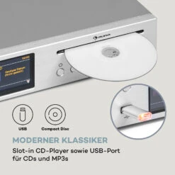 Silver Star CD-HiFi-Receiver Verstärker Internet/DAB+/FM CD WiFi -Outdoor Grills Verkaufsgeschäft 10036446 de 0008 logo