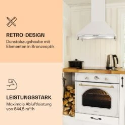 Victoria Dunstabzugshaube 60cm Retro-Design 644,5m³/h 2 LED-Lampen -Outdoor Grills Verkaufsgeschäft 10036449 de 0003 logo