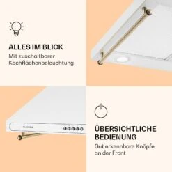 Victoria Dunstabzugshaube 60cm Retro-Design 644,5m³/h 2 LED-Lampen -Outdoor Grills Verkaufsgeschäft 10036449 de 0004 logo