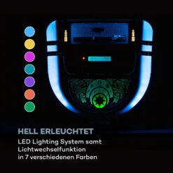 Graceland Mini Jukebox CD-Player Plattenspieler DAB+/FM-Radio LED -Outdoor Grills Verkaufsgeschäft 10036452 de 0006 logo