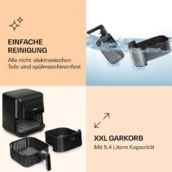 AeroVital Deluxe Heißluftfritteuse 1700W 5,4 Liter Edelstahl -Outdoor Grills Verkaufsgeschäft 10036476 de 0006 logo