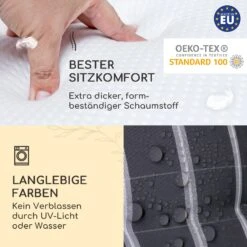 Sylt Polsterauflage Sesselauflage Kopfkissen Polyester 50x120x9cm -Outdoor Grills Verkaufsgeschäft 10036541 de 0004 usp