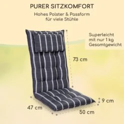 Sylt Polsterauflage Sesselauflage Kopfkissen Polyester 50x120x9cm -Outdoor Grills Verkaufsgeschäft 10036541 de 0005 usp