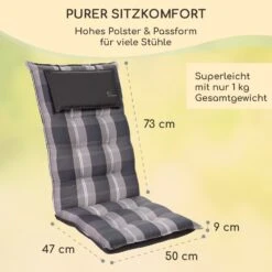 Sylt Polsterauflage Sesselauflage Kopfkissen Polyester 50x120x9cm -Outdoor Grills Verkaufsgeschäft 10037336 de 0005 logo