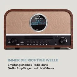 Auna Columbia DAB Radio 60 W CD-Player DAB+/UKW-Tuner USB-Aufnahme Bluetooth -Outdoor Grills Verkaufsgeschäft 10037436 de 0003 logo