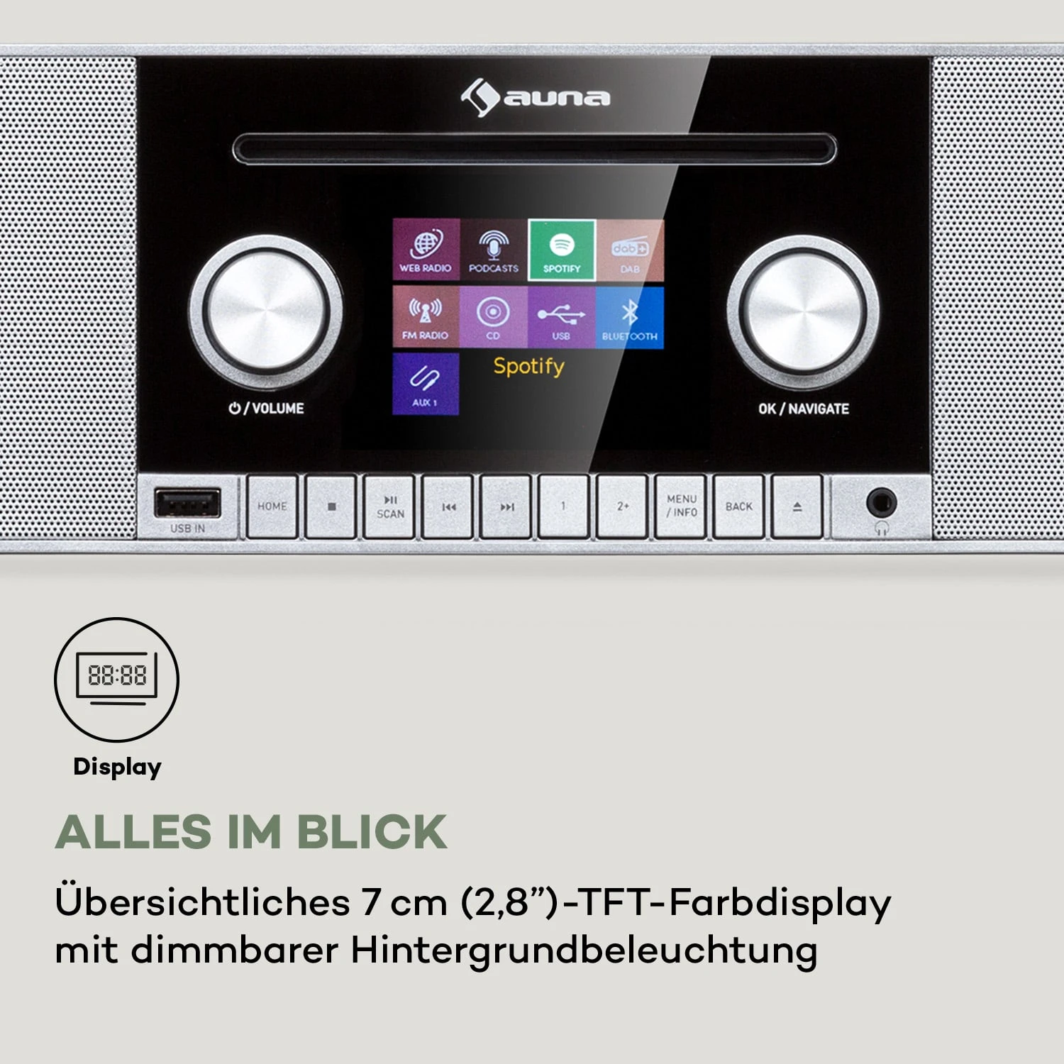 Connect CD MKII Internetradio Mediaplayer BT MP3 DAB+ Spotify Radio 8 Connect CD MKII Internetradio Mediaplayer BT MP3 DAB+ Spotify Radio – Bild 8