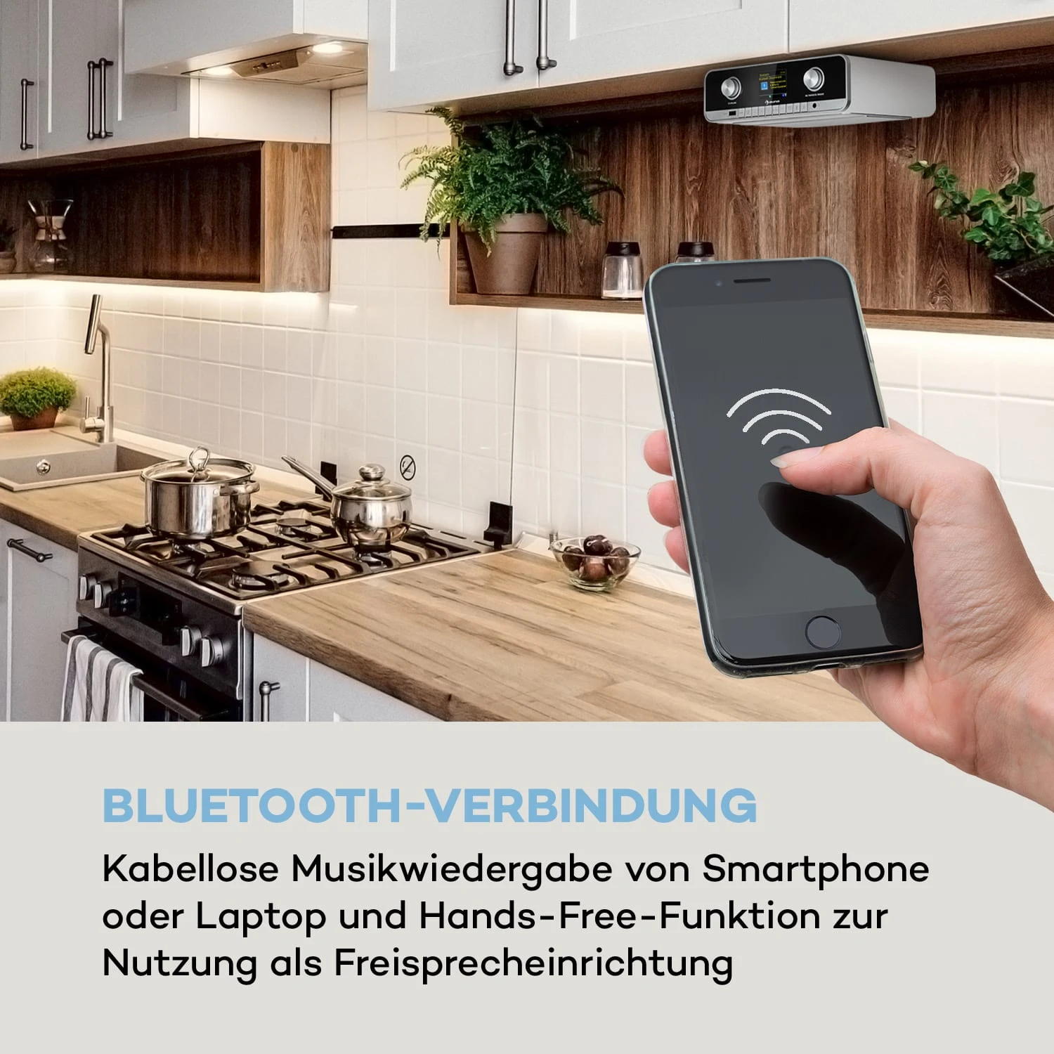Connect Soundchef MKII Küchenunterbauradio Internet/DAB+/UKW Stereo 6 Connect Soundchef MKII Küchenunterbauradio Internet/DAB+/UKW Stereo – Bild 6