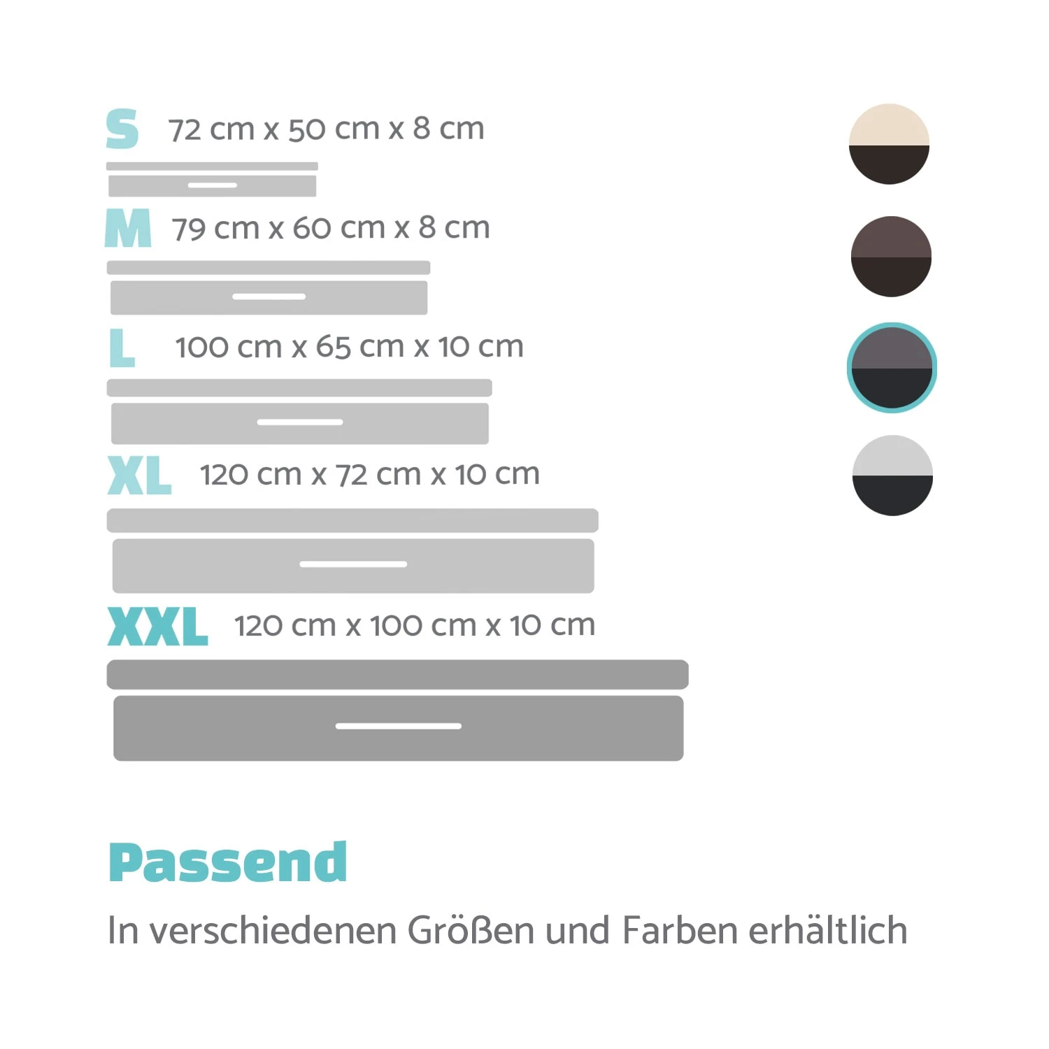 Balu Hundebett Hundekissen | Waschbar | Orthopädisch | Rutschfest | Atmungsaktiver Memory-Schaum | Größe XXL (120 X 10 X 100 Cm) 7 Balu Hundebett Hundekissen | Waschbar | Orthopädisch | Rutschfest | Atmungsaktiver Memory-Schaum | Größe XXL (120 X 10 X 100 Cm) – Bild 7