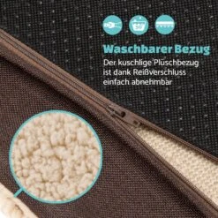 Balu Hundebett Hundekissen | Waschbar | Orthopädisch | Rutschfest | Atmungsaktiver Memory-Schaum | Größe M (79 X 8 X 60 Cm) -Outdoor Grills Verkaufsgeschäft 10037560 de 0005 logo