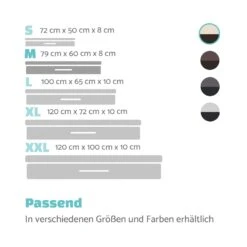 Balu Hundebett Hundekissen | Waschbar | Orthopädisch | Rutschfest | Atmungsaktiver Memory-Schaum | Größe M (79 X 8 X 60 Cm) -Outdoor Grills Verkaufsgeschäft 10037560 de 0007 logo