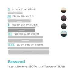 Balu Hundebett Hundekissen | Waschbar | Orthopädisch | Rutschfest | Atmungsaktiver Memory-Schaum | Größe L (100 X 10 X 65 Cm) -Outdoor Grills Verkaufsgeschäft 10037566 de 0007 logo