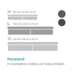 Hundebett Hundematte | Waschbar | Orthopädisch | Rutschfest | Atmungsaktiv | Klappbar Memory-Schaum | Größe L (100 X 10 X 70 Cm) -Outdoor Grills Verkaufsgeschäft 10037570 de 0007 logo